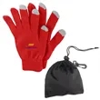 Touch Screen Gloves In Pouch | https://www.bestnamebadges.com