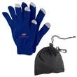 Touch Screen Gloves In Pouch | https://www.bestnamebadges.com