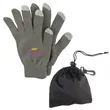 Touch Screen Gloves In Pouch | https://www.bestnamebadges.com