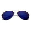 Color Mirrored Aviator Sunglasses | https://www.bestnamebadges.com