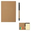 Meeting Mate Notebook With Pen And Sticky Flags | https://www.bestnamebadges.com