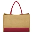 Jute Box Tote Bag | https://www.bestnamebadges.com
