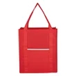 Non-Woven Wave Shopper Tote Bag | https://www.bestnamebadges.com