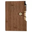 Woodgrain Look Notebook With Sticky Notes And Flags | https://www.bestnamebadges.com