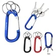8mm Carabiner With Triple Split Ring | https://www.bestnamebadges.com