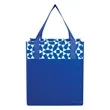 Non-Woven Geometric Shopping Tote Bag | https://www.bestnamebadges.com