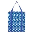 Non-Woven Geometric Shopping Tote Bag | https://www.bestnamebadges.com