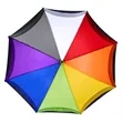 46" Arc Rainbow Umbrella | https://www.bestnamebadges.com