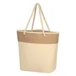 Burlap Rope Tote Bag | https://www.bestnamebadges.com