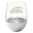 18 Oz. Florence Stemless Wine Cup | https://www.bestnamebadges.com