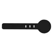 Adjustable Silicone Cable Tie | https://www.bestnamebadges.com