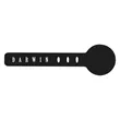Adjustable Silicone Cable Tie | https://www.bestnamebadges.com