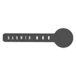 Adjustable Silicone Cable Tie | https://www.bestnamebadges.com