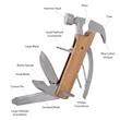 12-IN-1 MULTI-FUNCTIONAL WOOD HAMMER | https://www.bestnamebadges.com