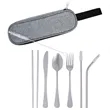 Stainless Steel Cutlery Set In Pouch | https://www.bestnamebadges.com