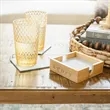 Bamboo & Recycled Felt Coaster Set | https://www.bestnamebadges.com