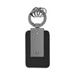 Leatherette Carabiner Clip Key Tag | https://www.bestnamebadges.com
