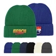 Embroidered Rib Knit Cuff Beanie | https://www.bestnamebadges.com