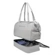 The Weekender Mini Travel Bag With Drop Bottom | https://www.bestnamebadges.com