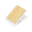 MAGNETIC CLIP WITH BAMBOO ACCENT | https://www.bestnamebadges.com