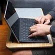 Bamboo Laptop Desk | https://www.bestnamebadges.com