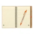 Eco-Inspired Spiral Notebook & Pen | https://www.bestnamebadges.com