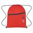 Non-Woven Hit Sports Pack With Front Zipper | https://www.bestnamebadges.com
