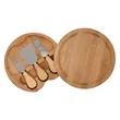 3-Piece Bamboo Cheese Server Kit | https://www.bestnamebadges.com