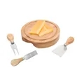 3-Piece Bamboo Cheese Server Kit | https://www.bestnamebadges.com
