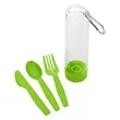 Utensil Kit With Carabiner | https://www.bestnamebadges.com