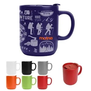 14 Oz. Full Color Michigan Ceramic Mug | https://www.bestnamebadges.com