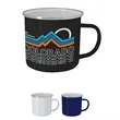 16 Oz. Full Color Steel Campfire Mug | https://www.bestnamebadges.com