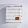 Plush Throw Blanket With Custom Logo | https://www.bestnamebadges.com