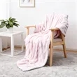 Plush Throw Blanket With Custom Logo | https://www.bestnamebadges.com