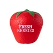 Strawberry Shape Stress Ball | https://www.bestnamebadges.com