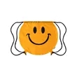 Smiley Face Drawstring Bag | https://www.bestnamebadges.com