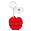 Push Pop Bubble Apple Fidget Sensory Keychain | https://www.bestnamebadges.com
