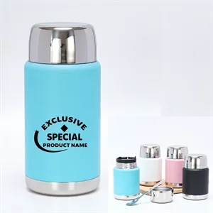 16-ounce Stainless Steel Vacuum Slow Cooker With Spoon | https://www.bestnamebadges.com