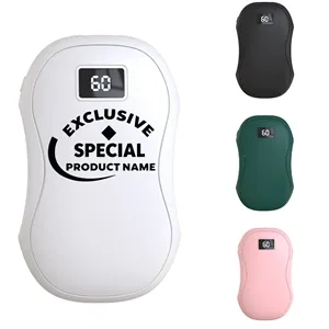 Portable Double-Sided Heating Rechargeable Hand Warmer | https://www.bestnamebadges.com