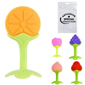 Baby Fruit-shaped Silicone Teething Toys | https://www.bestnamebadges.com