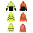 Hi Vis Hoodie Class 3 High Visibility Sweatshirt with Zipper | https://www.bestnamebadges.com