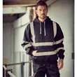 Hi Vis Hoodie Class 3 High Visibility Sweatshirt with Zipper | https://www.bestnamebadges.com