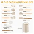 12 PCS Silicone Cooking Utensil Set | https://www.bestnamebadges.com