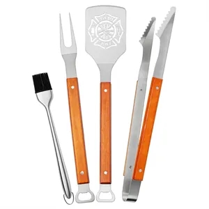 Custom Slotting LOGO BBQ Grilling Set
