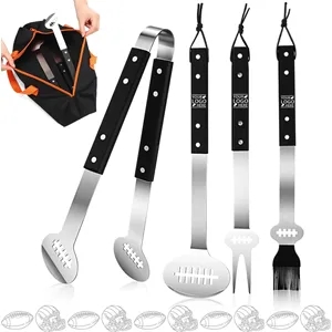 4 Pcs Football Grilling Gifts Set