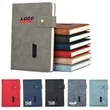 A5 Leather Notebook Paper Lined Journal With Front Pocket | https://www.bestnamebadges.com