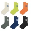 Old School Vintage Cotton Striped Socks Pure Colors Availabl | https://www.bestnamebadges.com