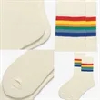 Old School Vintage Cotton Striped Socks Pure Colors Availabl | https://www.bestnamebadges.com