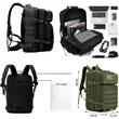 Mens Large Tactical Military Rucksack Backpack Bug Out Bags | https://www.bestnamebadges.com