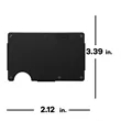 Ridge Aluminum Wallet 2.0 | https://www.bestnamebadges.com